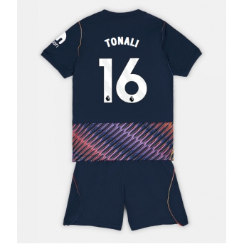 Tottenham Hotspur Sandro Tonali #16 Maglia Gara Trasferta Repliche 2026-27 Bambino Maniche Corte